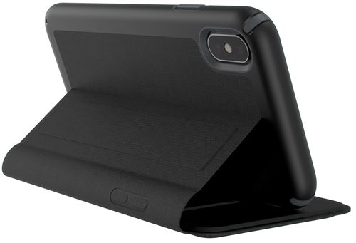 Speck étui Presidio Foliopour téléphone Apple iPhone XS Max XS noir