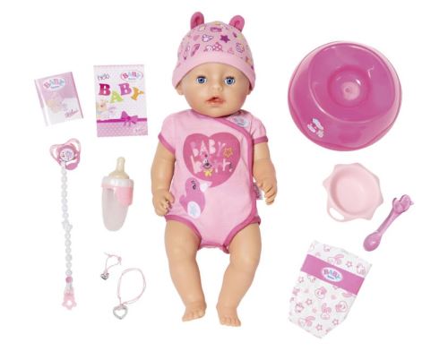 Poupée intéractive Baby Born Soft Touch fille rose