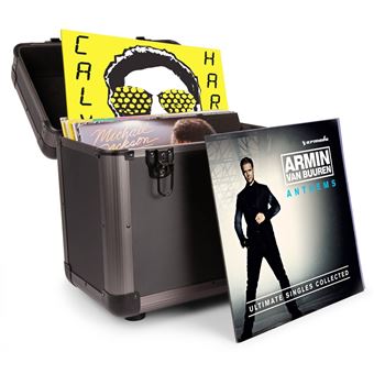 3 96 Sur Rc80 Valise 12 Pour Disques Vinyl Titane Valises
