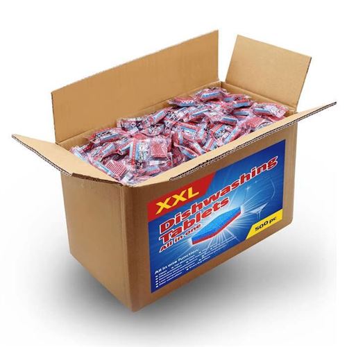Tablettes 12 en 1 pour lave-vaisselle 500 pcs 9 kg