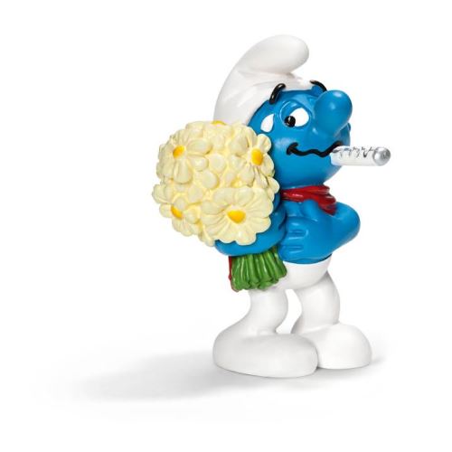 SCHLEICH Figurine Schtroumpf de bon r&eacute;tablissement