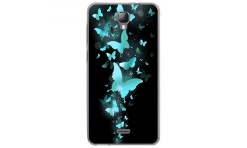 Coque souple pour Altice S40 avec impression Motifs papillons bleus