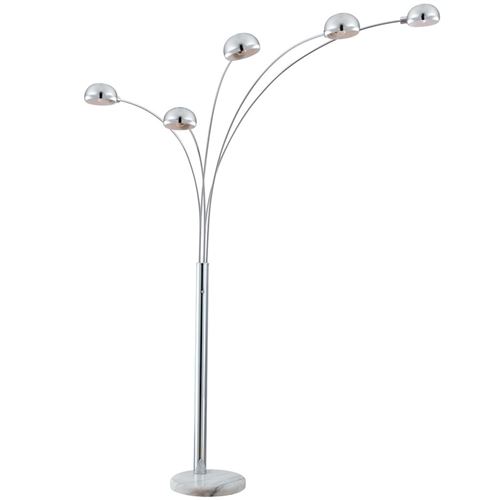 GLOBO Lampadaire SEYMOUR Nickel 58228