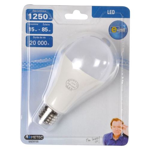 Paris Prix - Ampoule Led E27 standard 15w 13cm Blanc