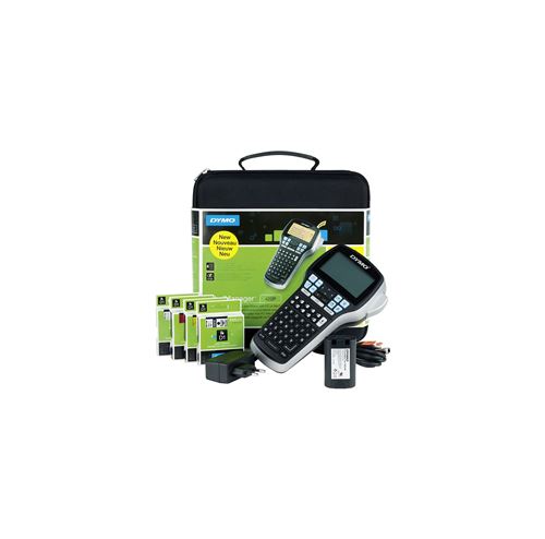 DYMO LabelManager 420P Set Etiqueteuse adapté pour rubans: D1 6 mm, 9 mm, 12 mm, 19 mm