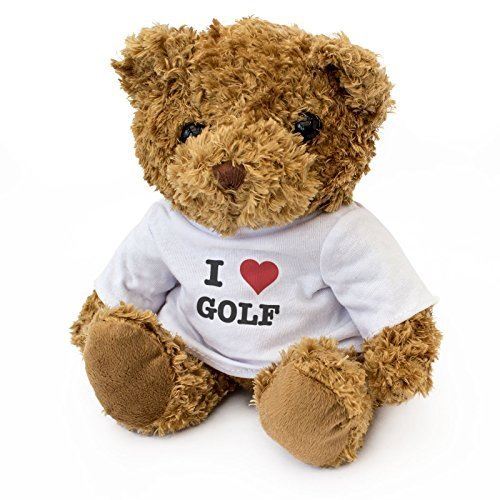 NEW - I LOVE GOLF - Teddy Bear - Cute And Cuddly - Gift Present Birthday Xmas