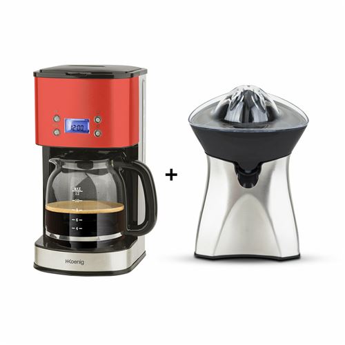 H.KOENIG AGR60 + MG30 Presse-agrumes et Cafeti&egrave;re programmable 1,8L