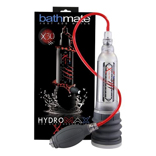 BATHMATE X30 Xtreme - Pompe à Eau Développeur de Pénis, Appareil Hydrothérapique pour Améliorer la Performance Sexuelle, Gris