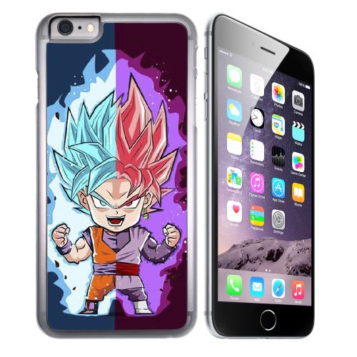 Coque pour iPhone 6 et iPhone 6S dragon ball black goku cartoon
