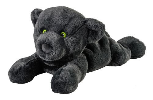 Warmies panthère câline chaude 33 cm noir