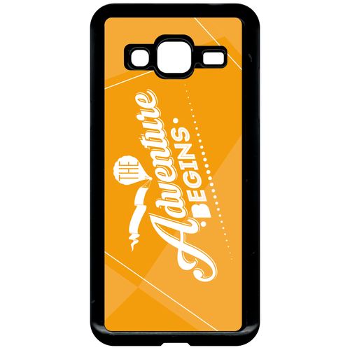 Coque Samsung Galaxy J3 (2016) The Adventure Begins Fond Orange