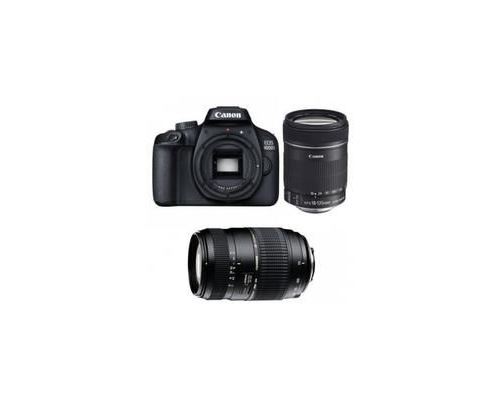 CANON EOS 4000D + EF-S 18-135mm F3.5-5.6 IS STM + TAMRON AF 70-300mm F4-5.6 Di LD MACRO 1:2 (A17E)