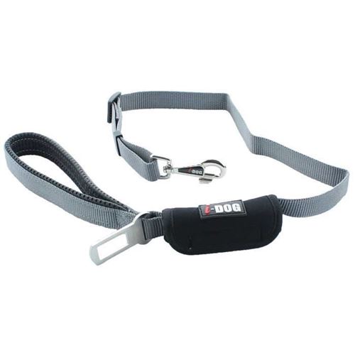 Comparer les prix de I DOG Laisse Confort - L 120 cm - Violet et gris - Pour chien