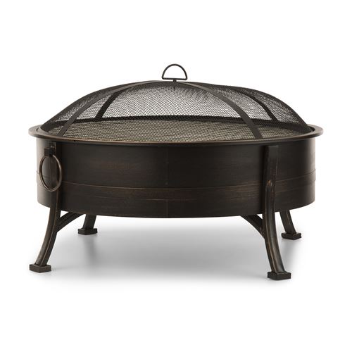 Blumfeldt Catania Brasero inox 2 en 1 Foyer Ø 80cm avec pare Blumfeldt Mithras Braséro Ø 75cm foyer pare étincelles