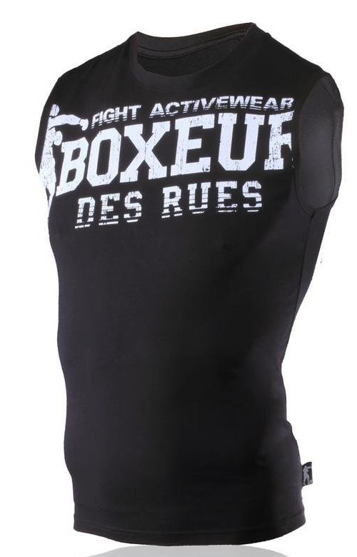 T-shirt sans manche Boxeur des rues-XL-Noir-XL--XL-Noir--------------Noir-