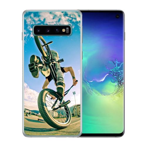 Coque pour Samsung Galaxy S10 bmx stoppie