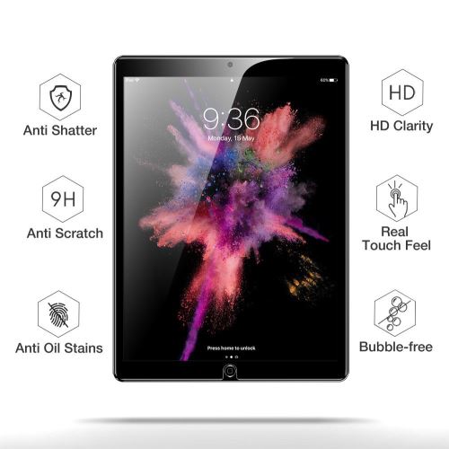 Protection d'écran pour tablette XEPTIO Nouvel Apple iPad Air 10,5 2019  Wifi - 4G/LTE : Protection d'écran en verre trempé - Tempered glass  Screen protector 9H premium / Films vitre