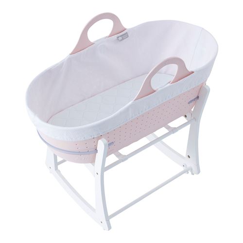 Couffin berceau portable bébé avec support - SLEEPEE Tommee Tippee Rose pâle