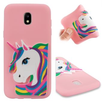 Coque En Tpu Belle Rose Licorne 3d Pour Votre Samsung Galaxy J5