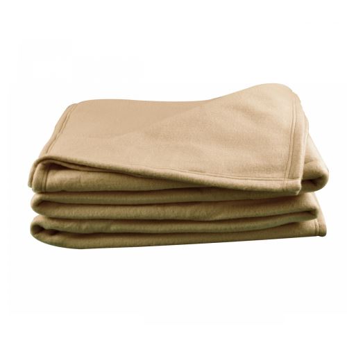 Couverture Polaire Taupe Polex 100% polyester 350g 180x220