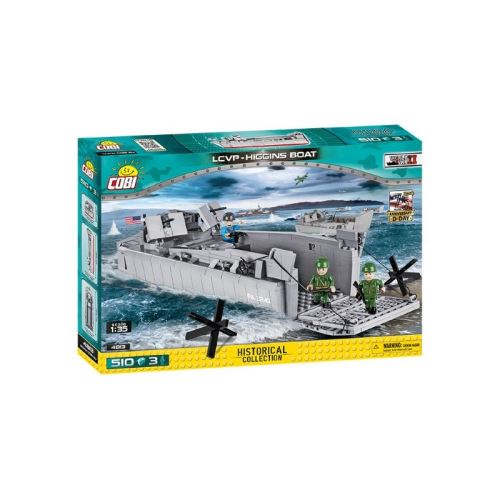 Cobi Historical Collection - 4813 - LCVP - Higgins Boat (Barge de Débarquement)