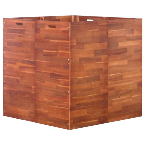 vidaXL Jardinière Bois d'acacia 100 x 100 x 100 cm