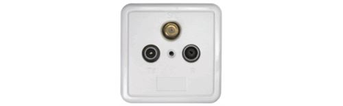 Suppression des ssd satellite 2-00 peut plaqué or socket f avec couvercle et cadre
