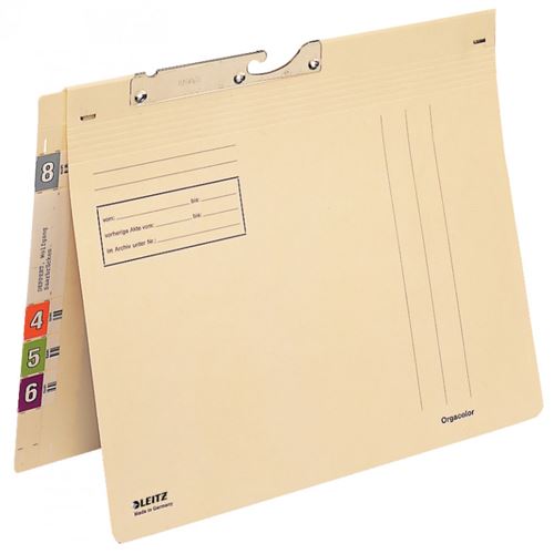 leitz leitz pendelhefter orgacolor, a4, kaufmnnische heftung noir