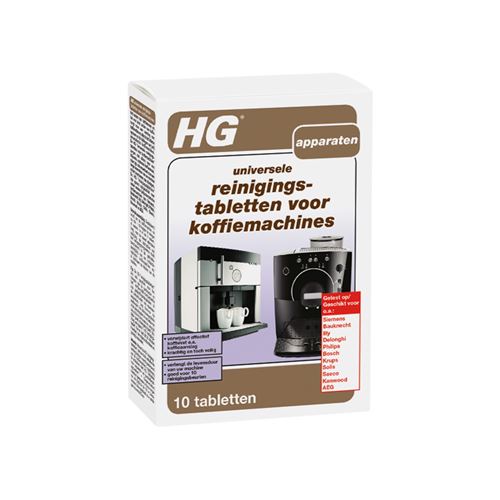 HG Tablettes de nettoyage pour machines à café 10 pièces