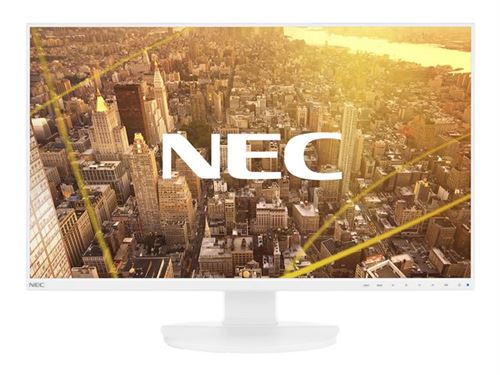 NEC MultiSync EA271F - LED-monitor - 27 - 1920 x 1080 Full HD (1080p) - AH-IPS - 250 cd/m² - 1000:1 - 6 ms - HDMI, DVI-D, VGA, DisplayPort - luidsprekers - wit