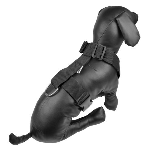 Générique Harnais noir longueur réglable de 70 a 90 cm x largeur 40 mm