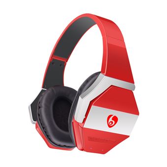 Casque BT-606 Bluetooth sans fil _rouge - 1