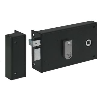 Serrure applique monopoint pour porte ouverture tirant gauche - 1