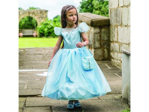 Travis - Costume Blue Shimmer Princess blue/silver - 3 à 5 ans