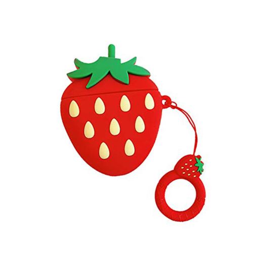 Apple AirPod 2 1 Mignon Fruit 3D Sac Cartoon Coque de protection en silicone Pealer1075