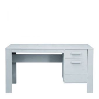 Bureau En Bois Denis Couleur Gris Clair Achat Prix Fnac