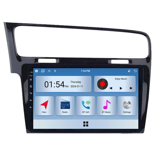 Autoradio RoverOne® Bluetooth CarPlay 2 Din 6Go RAM 128Go ROM pour Volkswagen Golf 7 2012-2020