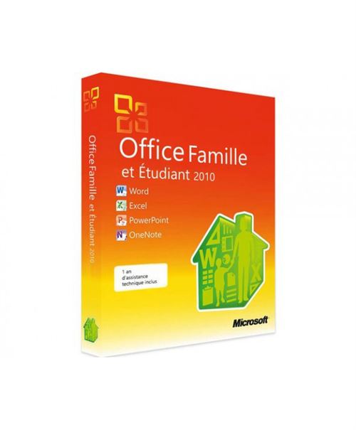 Microsoft Office 2010 Famille et Etudiant (Home & Student) - Clé licence à télécharger