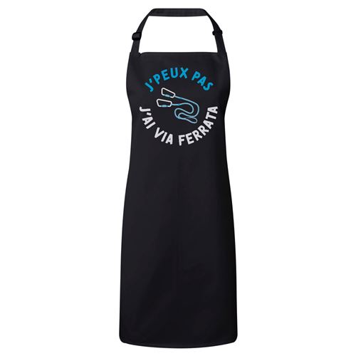 Fabulous Tablier Cuisine Premium Noir J'peux pas j'ai via ferrata