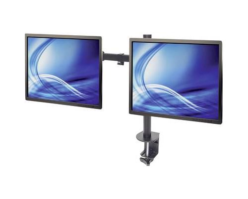 Manhattan 461528 Support d'&eacute;cran Plat pour Bureau 81,3 cm (32"") Pince Noir