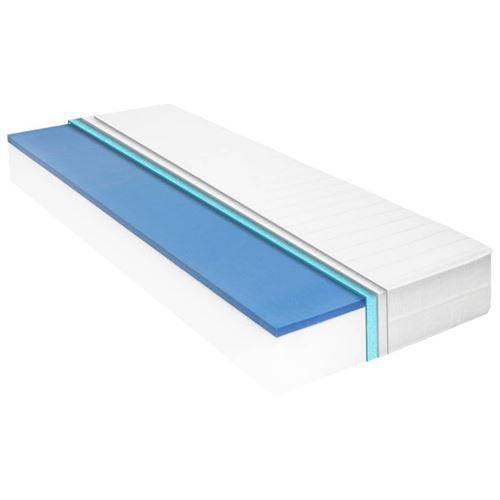 vidaXL Matelas 160 x 200 cm Mousse à mémoire de forme Visco 18 cm