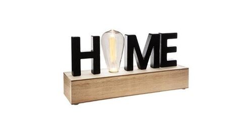 Atmosphera Noir Décoration Lumineuse Led "Home" 34Cm - Image 2