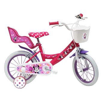 Vélo Enfant fille - 12 - 3/5 ans - Blanc et rose