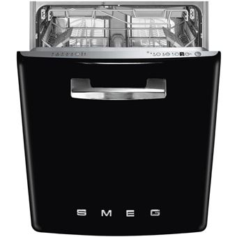 Smeg 50's Style STFABBL3 - Lave-vaisselle - intégrable - Niche - largeur : 60 cm - profondeur : 57.5 cm - hauteur : 82 cm - noir