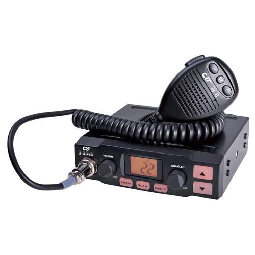 Radio CB CRT S 8040, 4W, 12V, Scan, ASQ, AM-FM