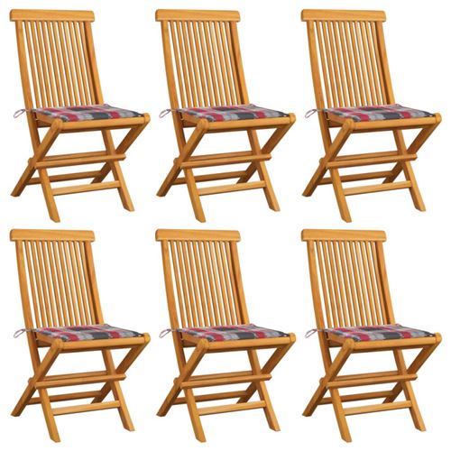 VidaXL - Chaise de jardin teck, One Size, Multicolor