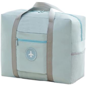 Sac de Voyage Pliable Grande Taille 30 Litres , Facile à Ranger et très léger (Bleu pastel) - 1