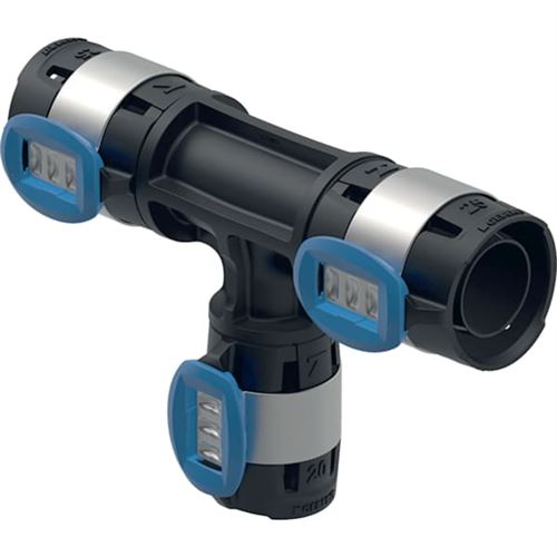 Té réduit GEBERIT Flowfit PPSU - Ø25 x Ø20 x Ø25 - 620.122.00.1