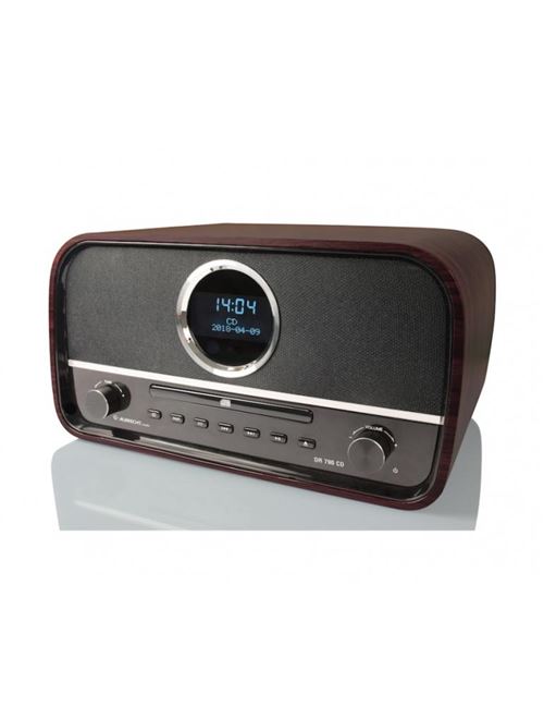 Albrecht DR 790 Radio-lecteur CD DAB+, FM AUX, Bluetooth, CD marron