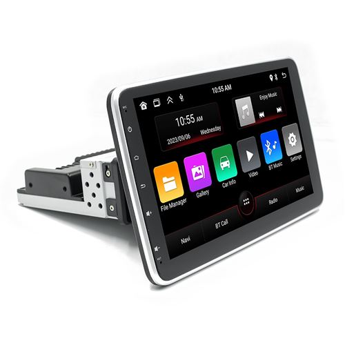 Gearelec Autoradio 10 pouces Android 13 avec CarPlay Android Auto GPS Navigation Bluetooth WiFi
